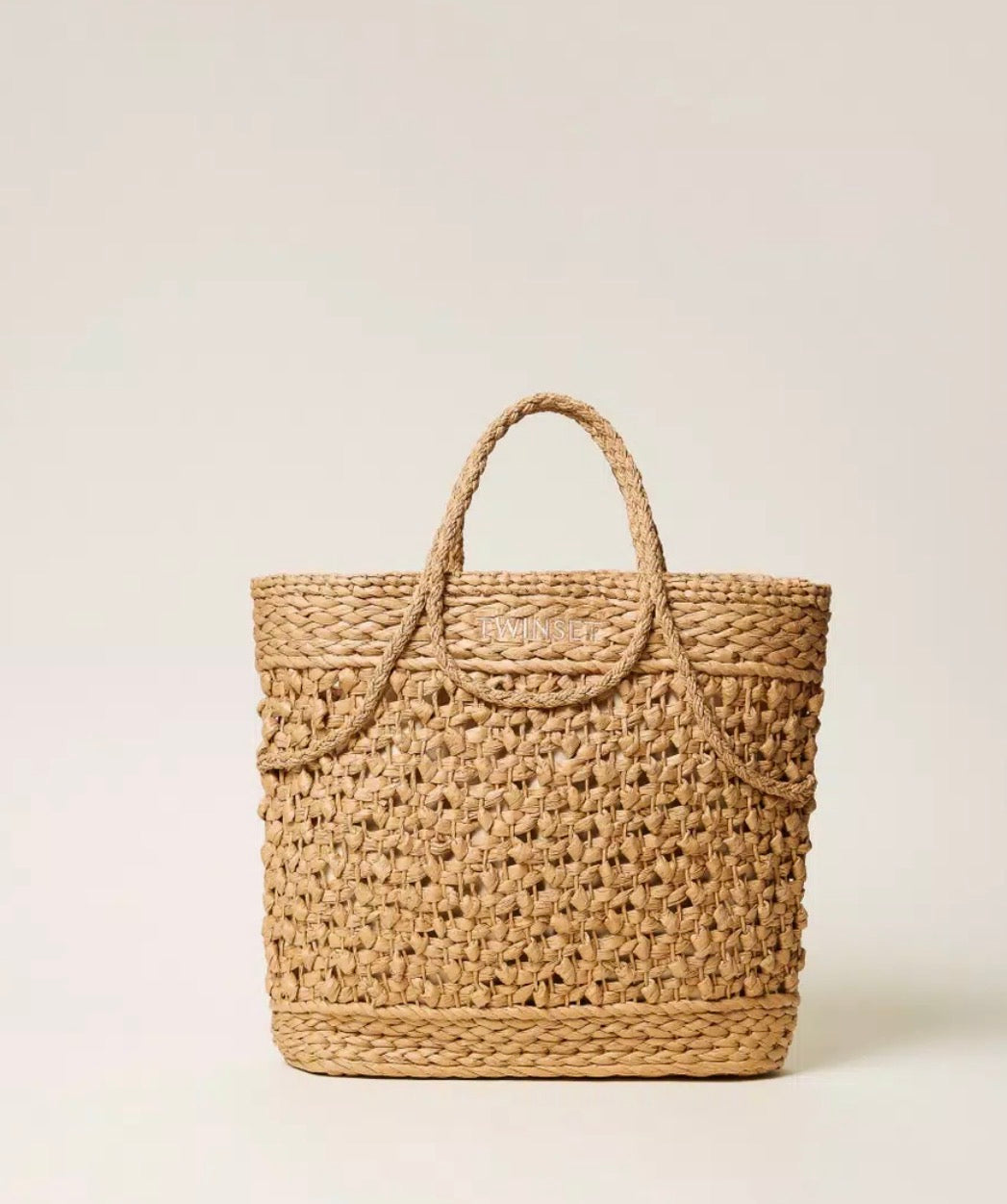 Borsa a Mano Twinset in rafia - 261TD8580