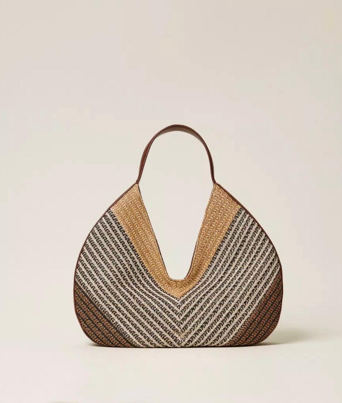 Borsa a Spalla Twinset in Jaquard - 261TD8501