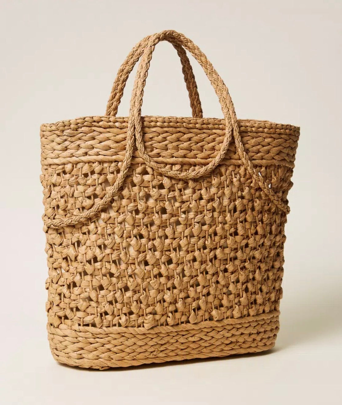 Borsa a Mano Twinset in rafia - 261TD8580