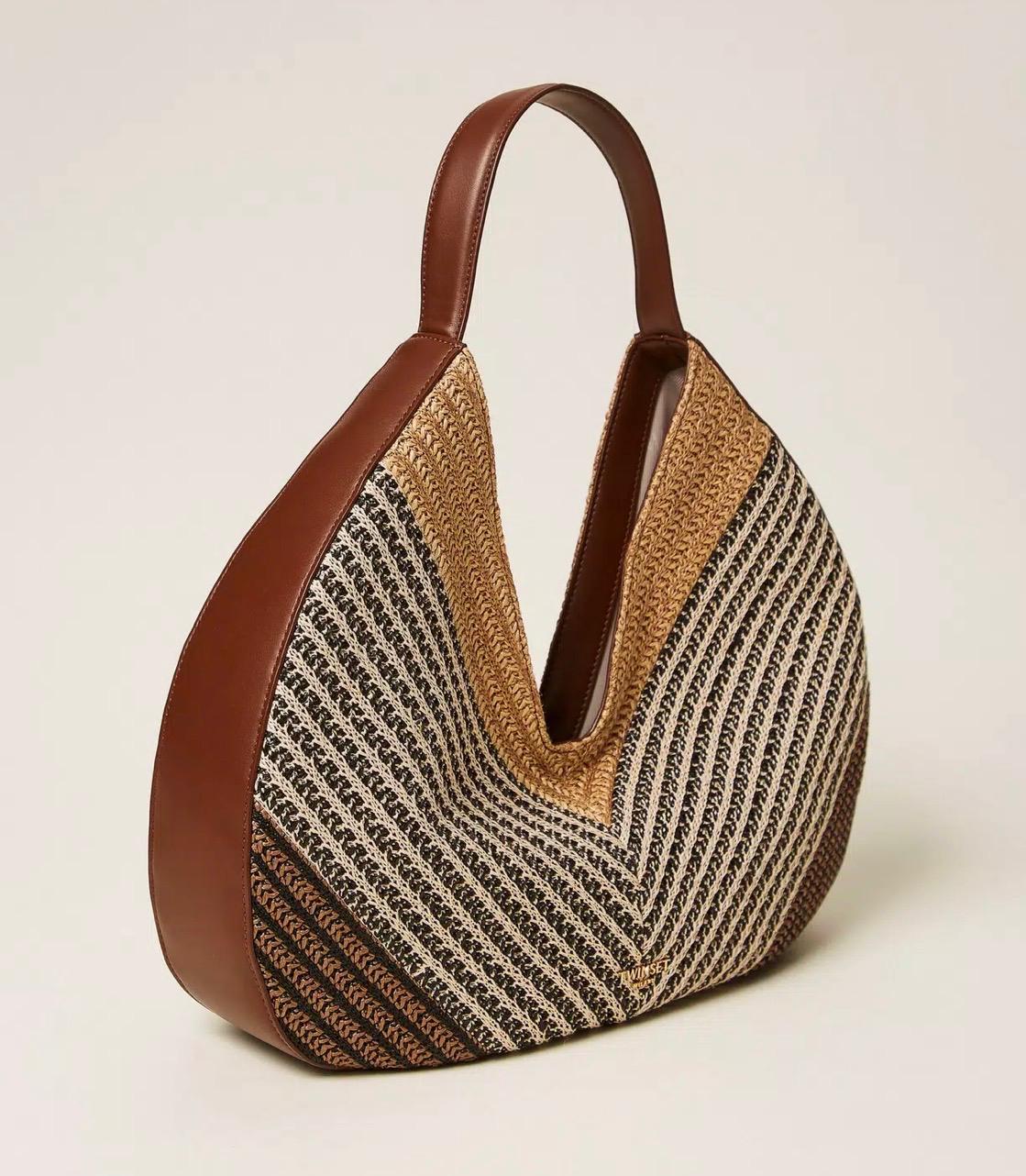 Borsa a Spalla Twinset in Jaquard - 261TD8501